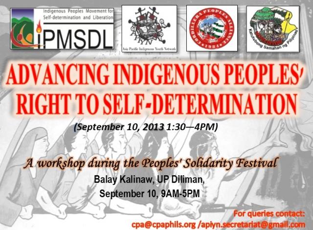 Workshop on Advancing Indigenous Peoples’ Right to Self-Determination
