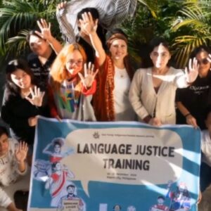 Highlights of AYIPN's training on Language Justice and Solidarity Interpreting held last December 14-17, 2024