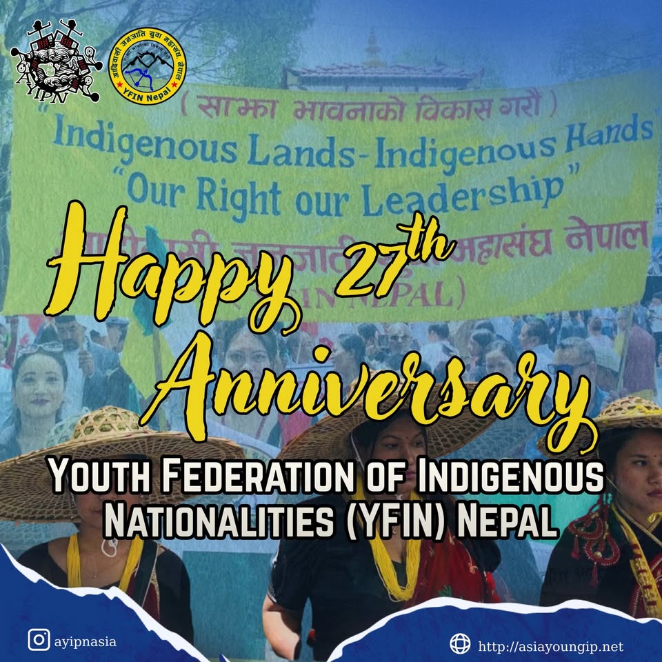 Celebrating the 27th Anniversary of the Youth Federation of Indigenous Nationalities (YFIN) Nepal