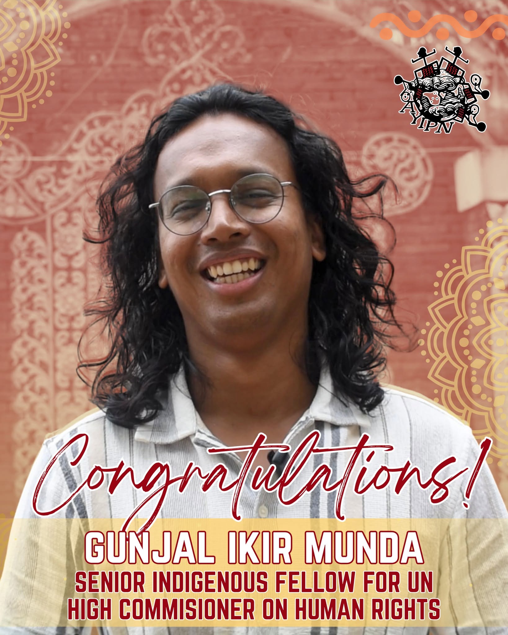 Gunjal Ikir Munda Selected as Senior Indigenous Fellow with the UN Human Rights Office