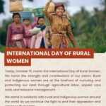 International Day of Rural Women